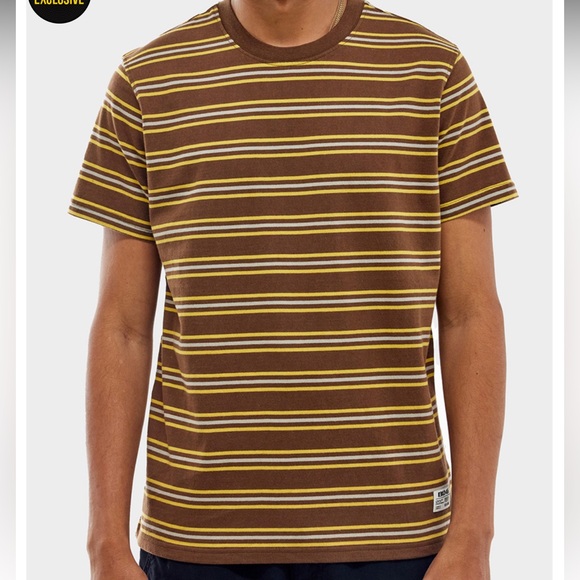 BDG Urban Outfitters Men's Multicolor Striped Shirt Large Slim Fit New - Picture 5 of 5